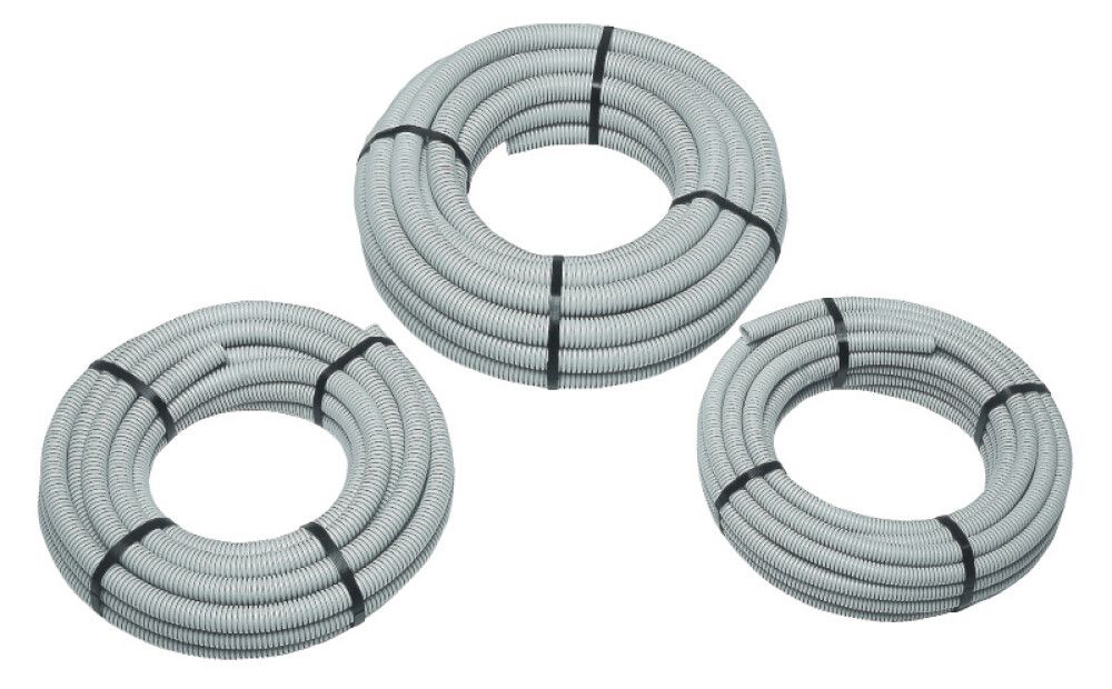 Kaablikaitsekõri Rev Flexibel EN 16, helehall 10 m