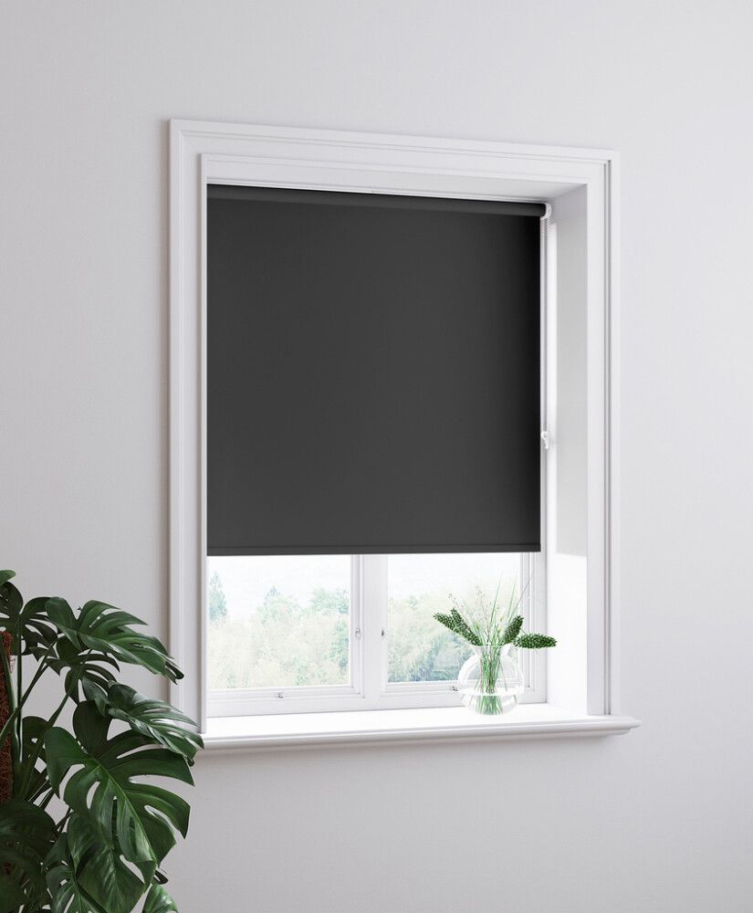 Ruloo pimendav Hasta 80 x 185 cm, must