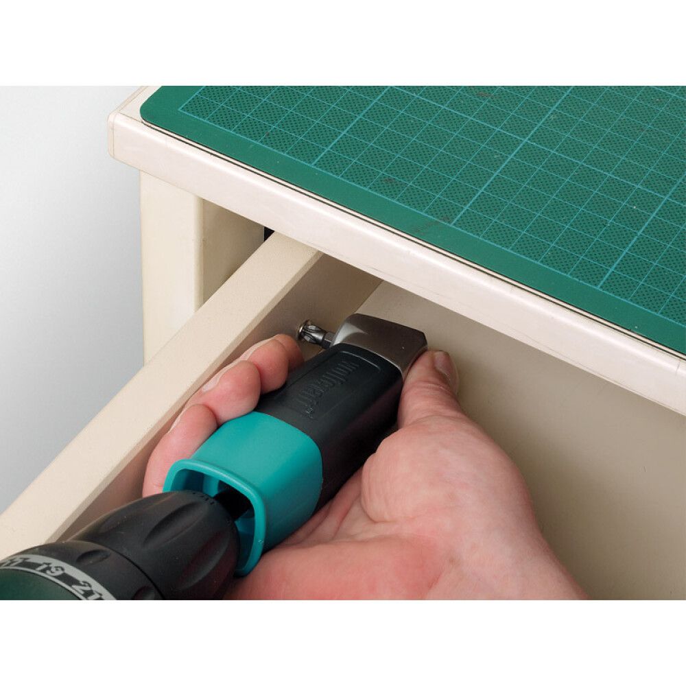 Kruvikeeraja-adapter Wolfcraft 90°