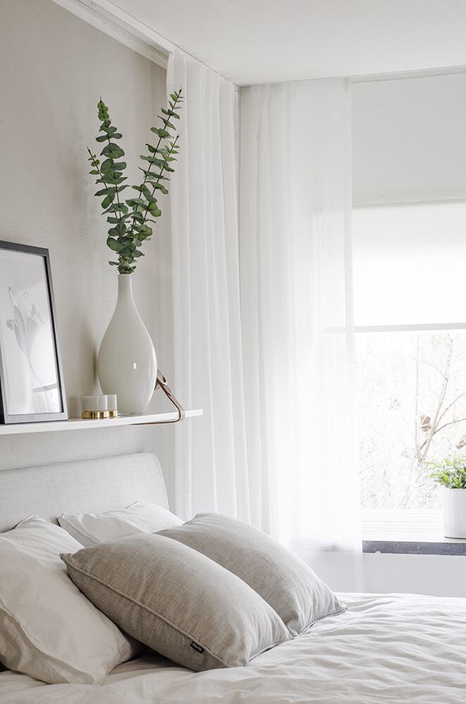 Kardin Hasta Skimra 268 x 280 cm, valge