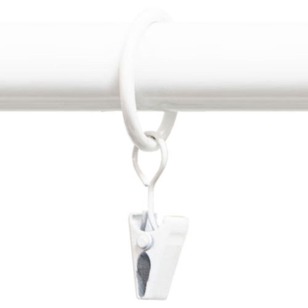 Kardinarõngad Hasta klambriga Ø25/31mm, valge