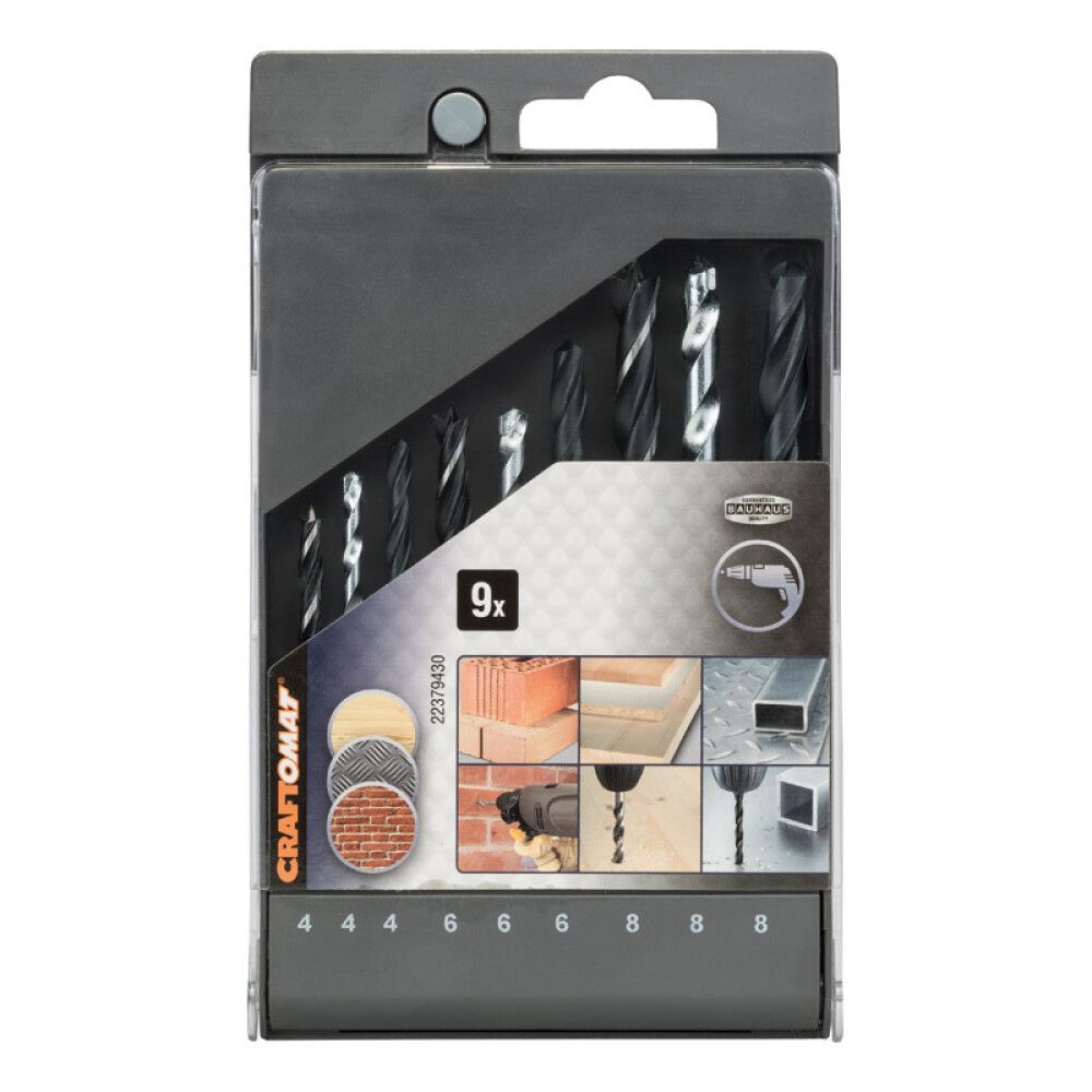 Puuride komplekt Craftomat 9 tk