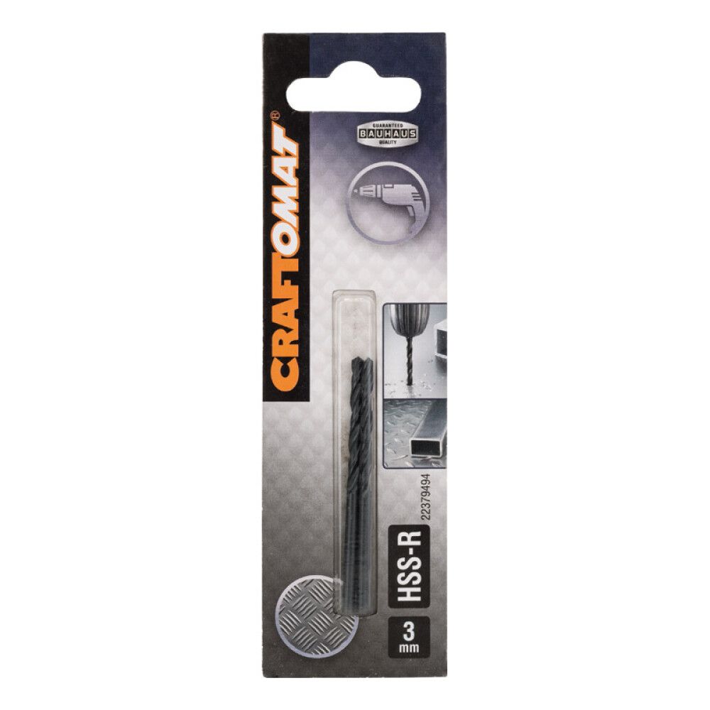 Metallipuur HSS-R 3 mm 2 tk
