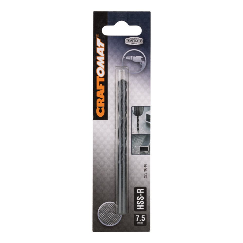 Metallipuur HSS-R 7,5 mm
