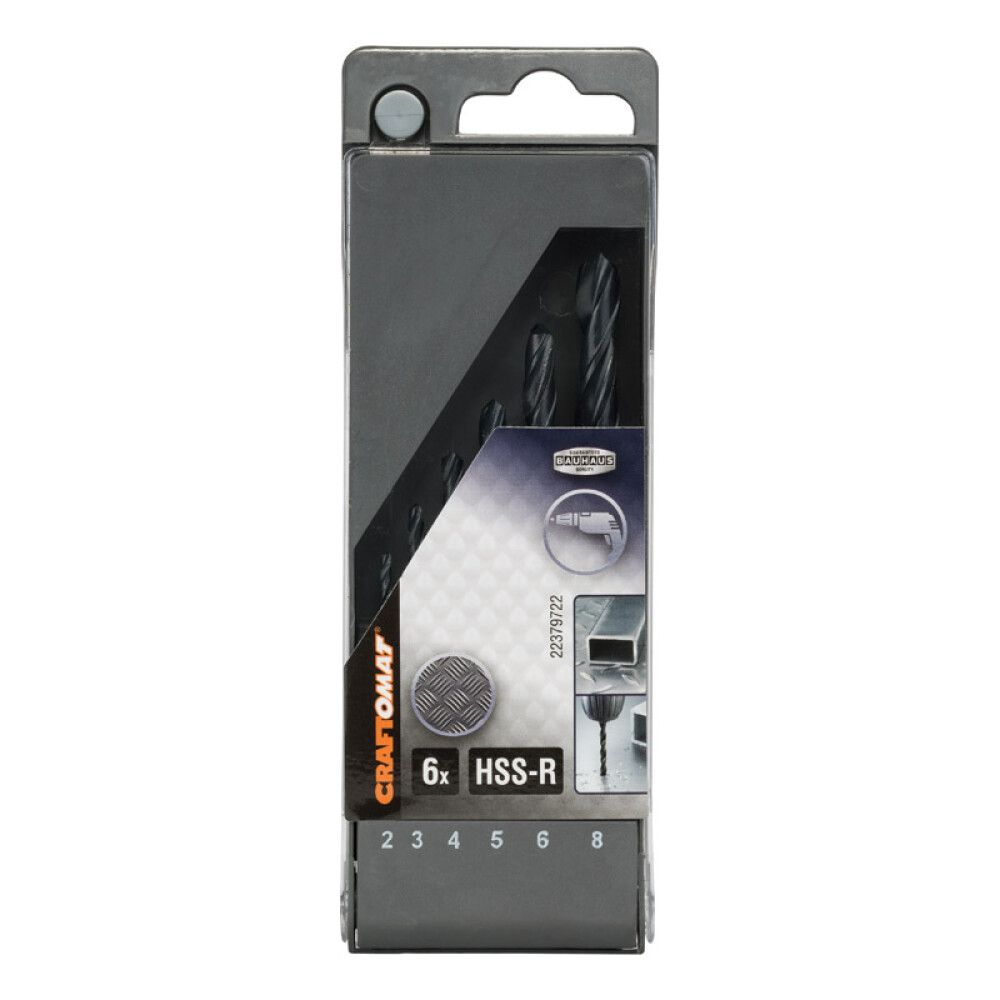 Metallipuuride komplekt HSS-R 6 tk