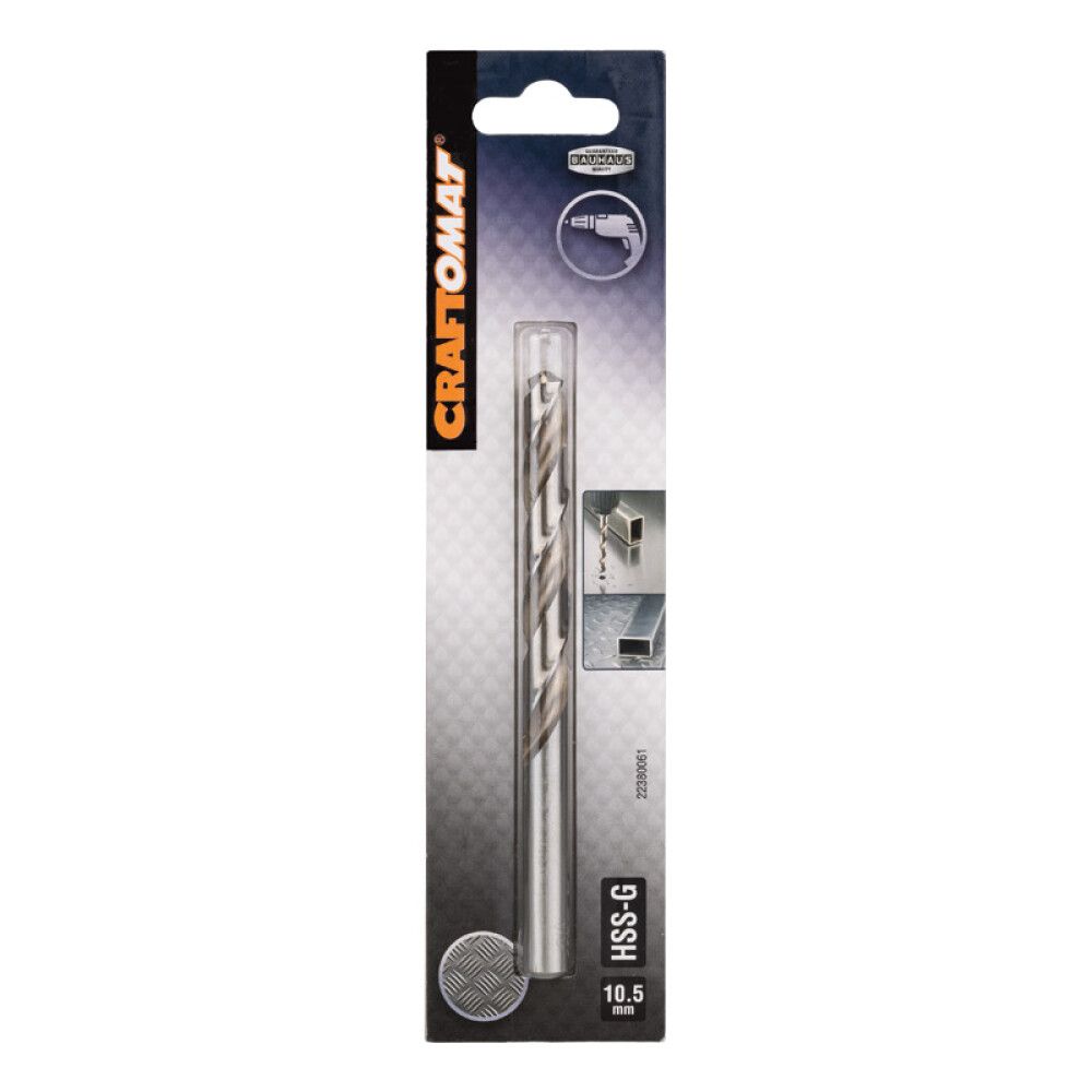 Metallipuur HSS-G 10,5 mm