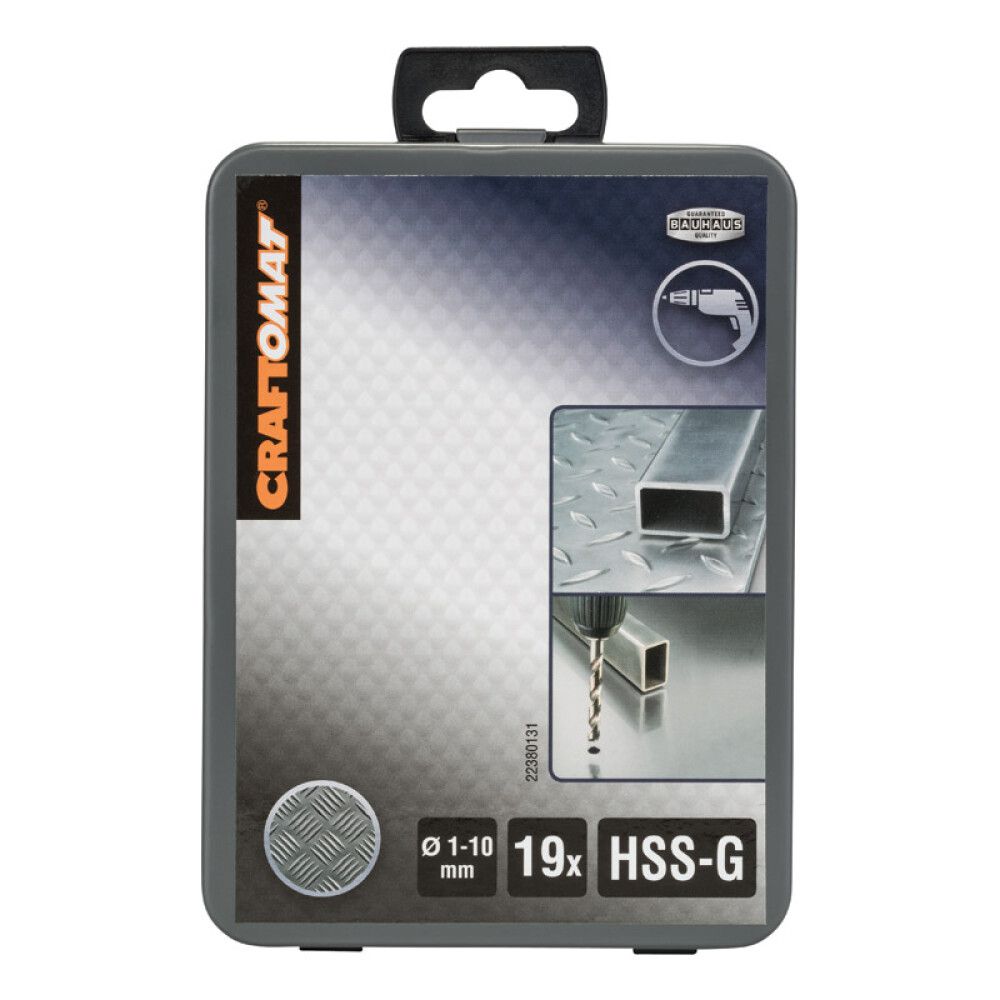 Metallipuuride komplekt HSS-G 19-osaline