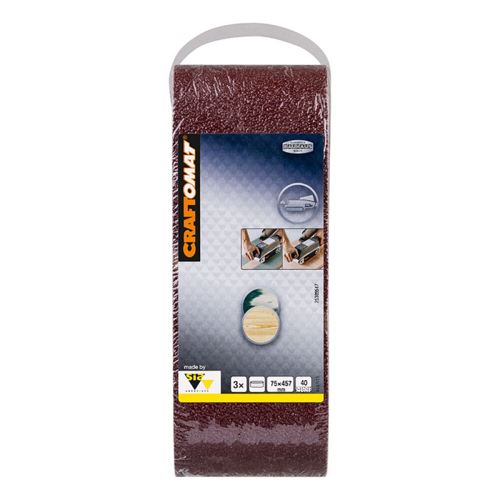 Lihvlint BFWP K40 75 x 457 mm 3 tk