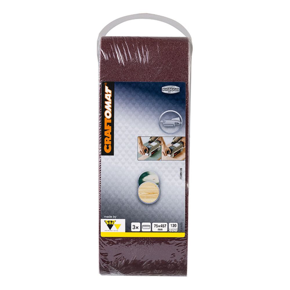 Lihvlint BFWP K120 75 x 457 mm 3 tk