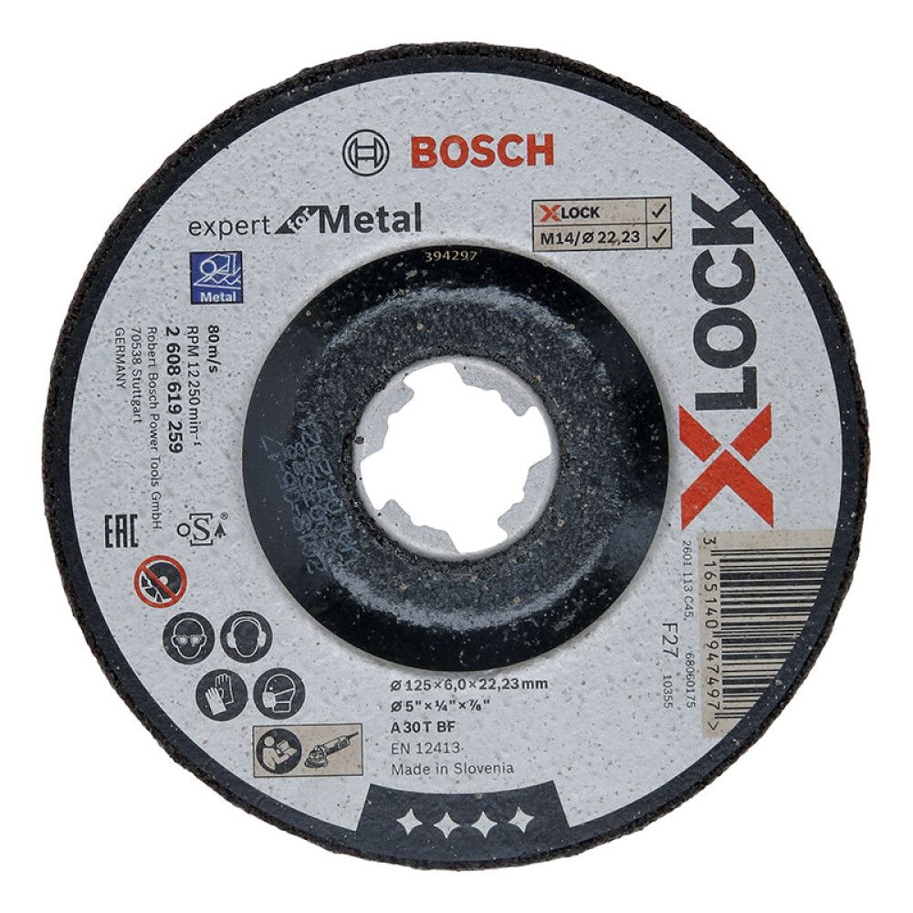 Lihvketas Bosch X-LOCK metallile