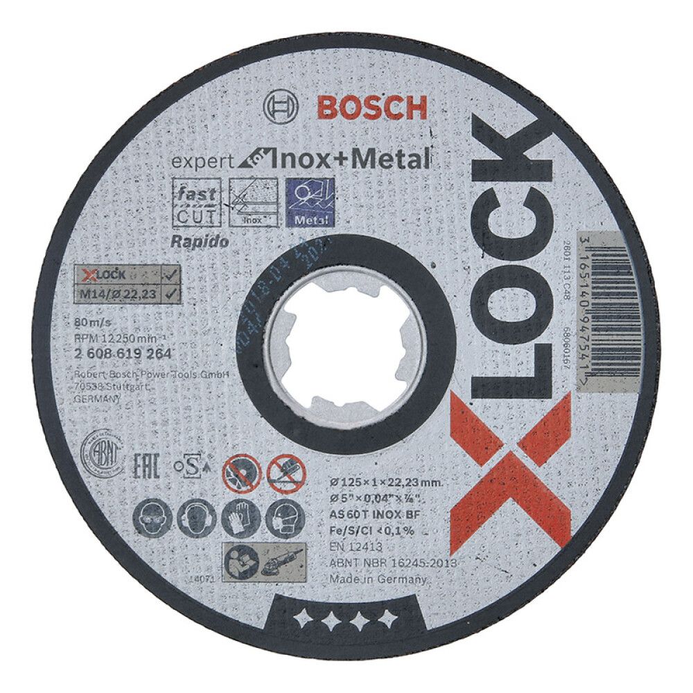 Lõikeketas Bosch X-LOCK inox