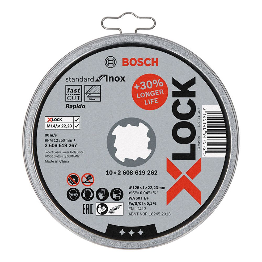 Lõikeketas Bosch X-LOCK inox