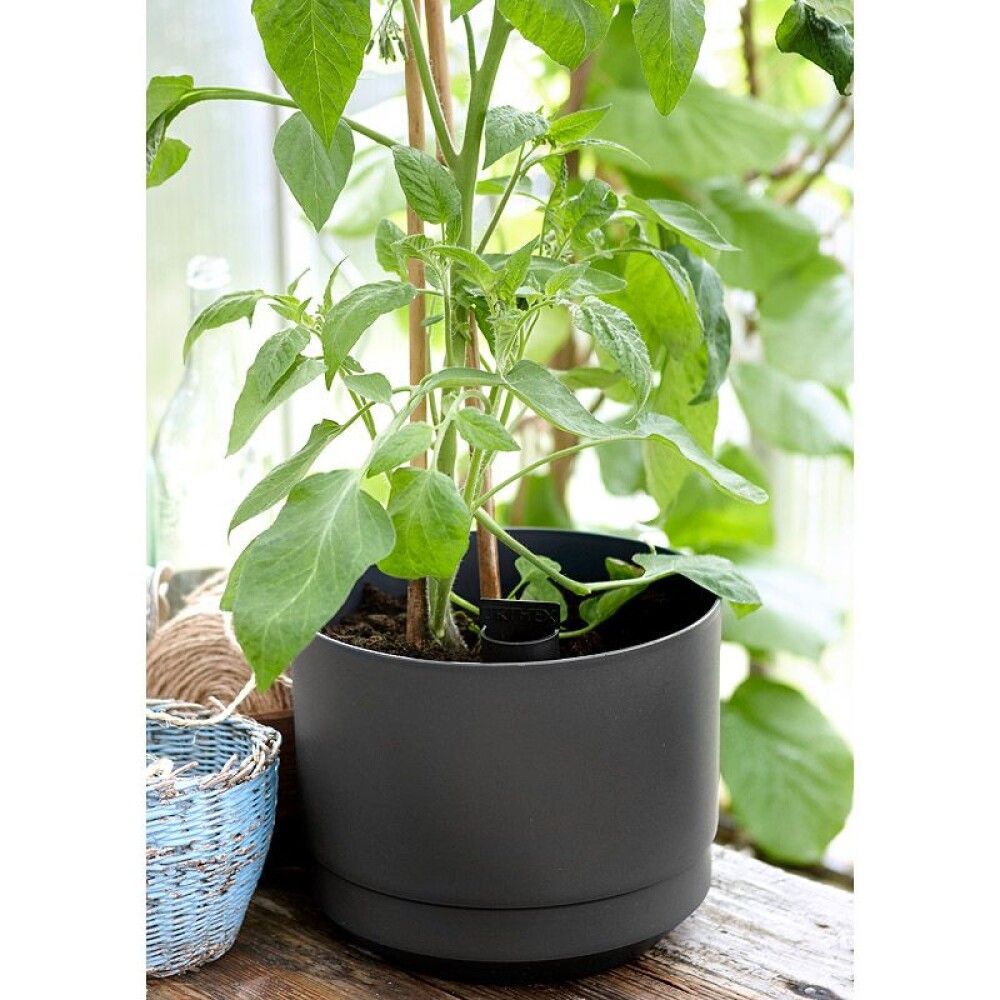 Lillepott Pauliina Ø 25 cm, must