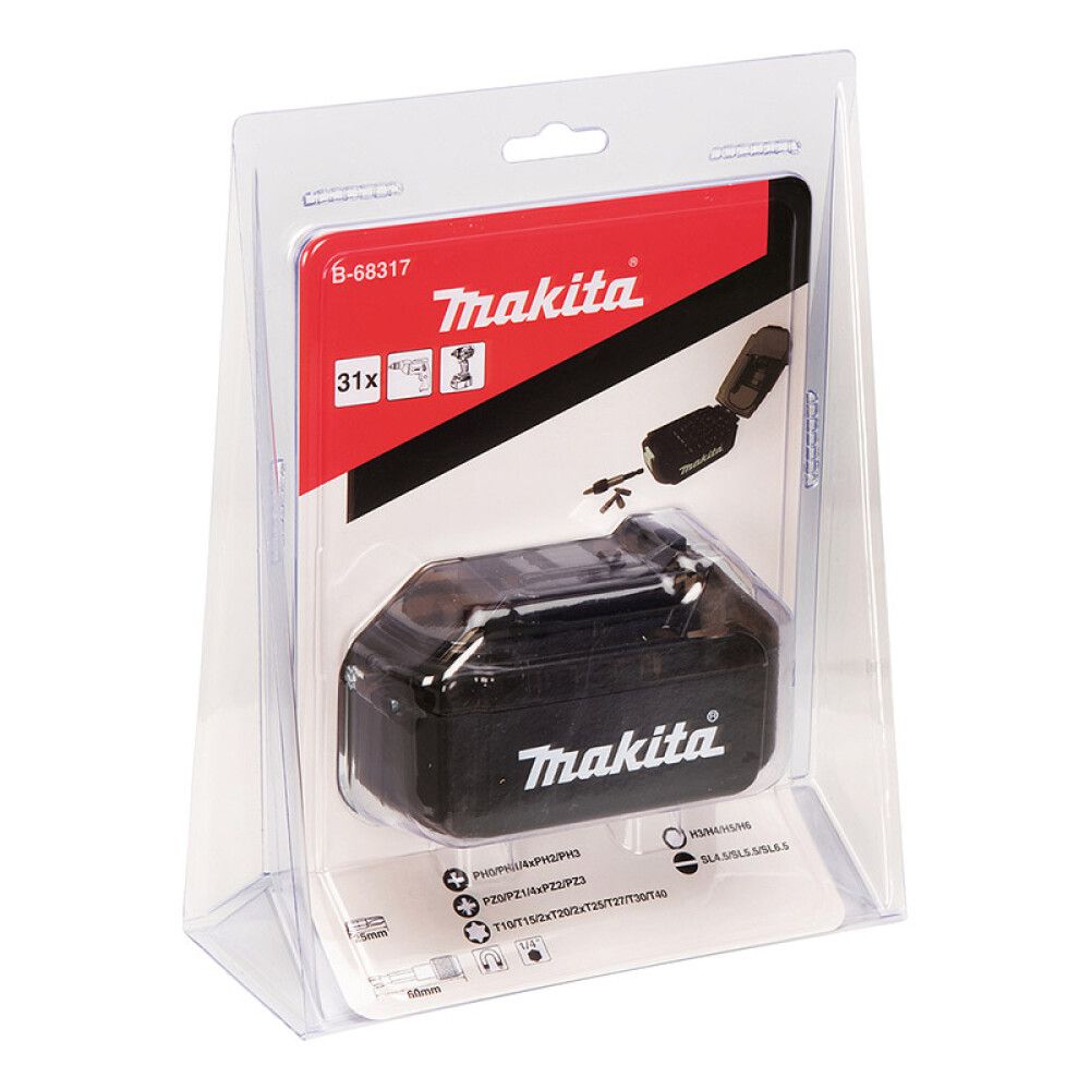 Otsakute komplekt Makita B-68317 31-Osaline