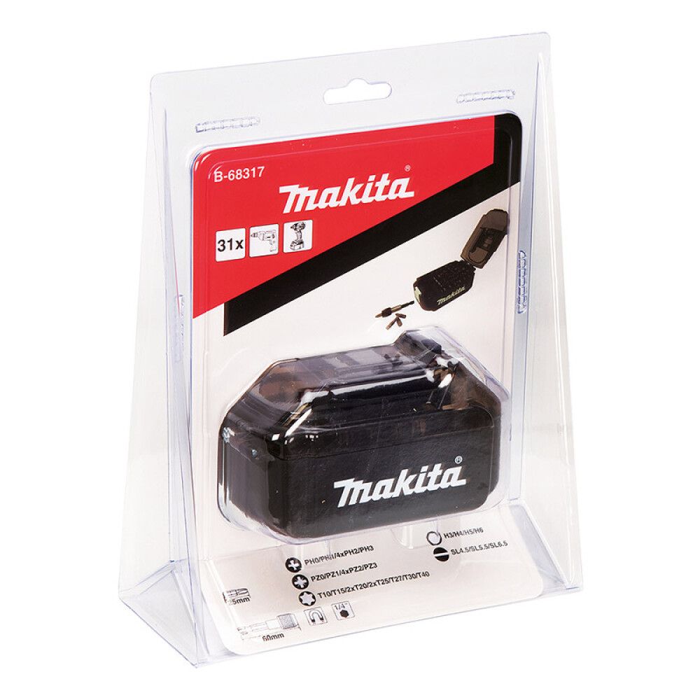 Otsakute komplekt Makita B-68317 31-Osaline