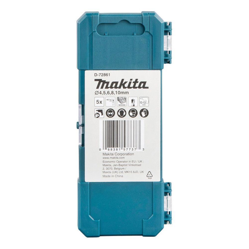 Puidupuuride komplekt Makita D-72861 5-osaline