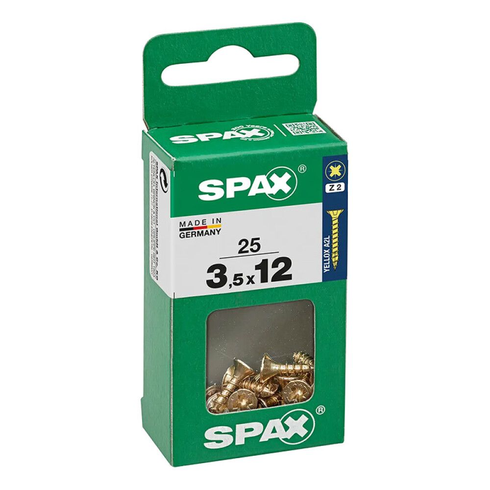 Peitpeakruvi Spax 3,5 x 12 mm