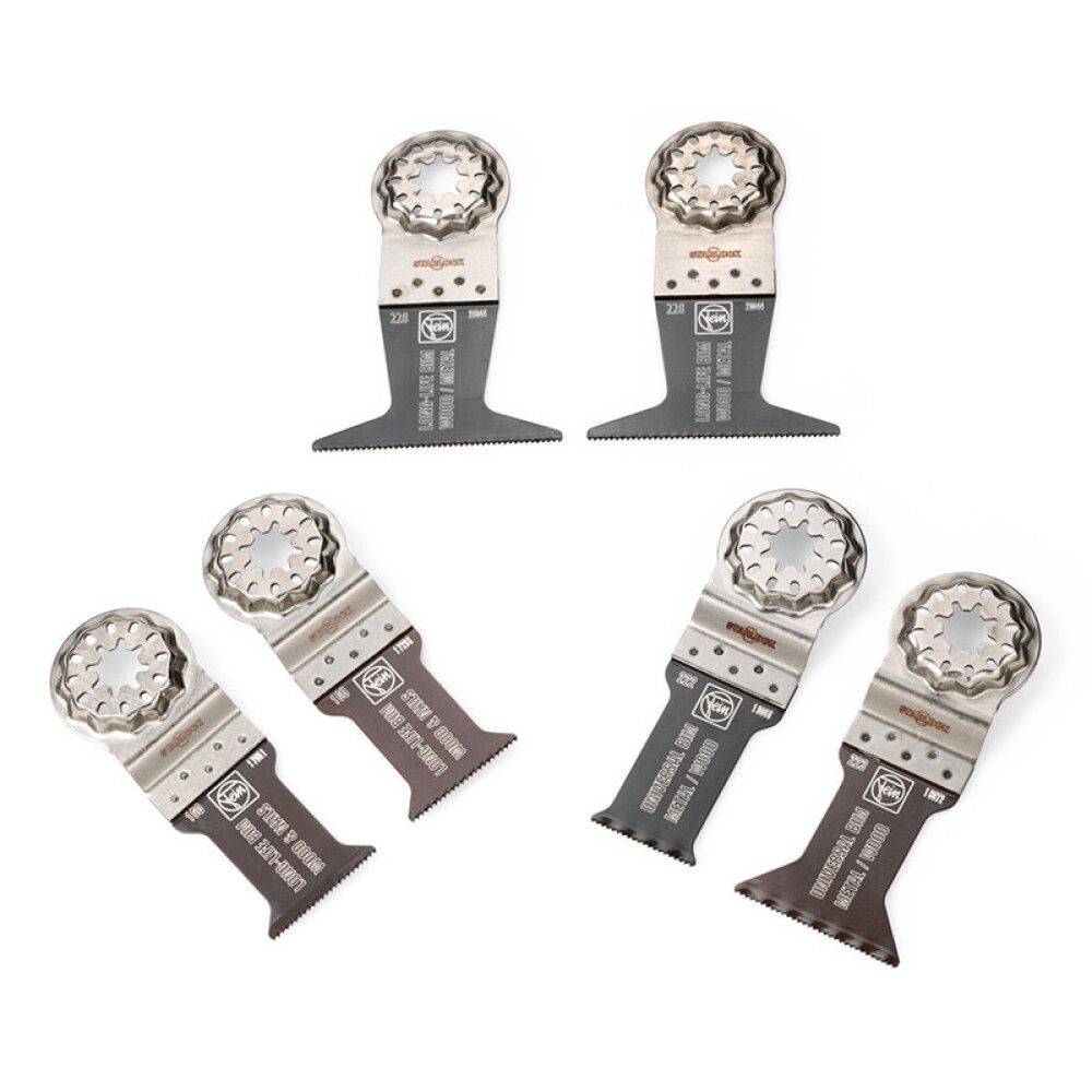 Terade komplekt Fein Starlock puidule ja metallile 6 tk