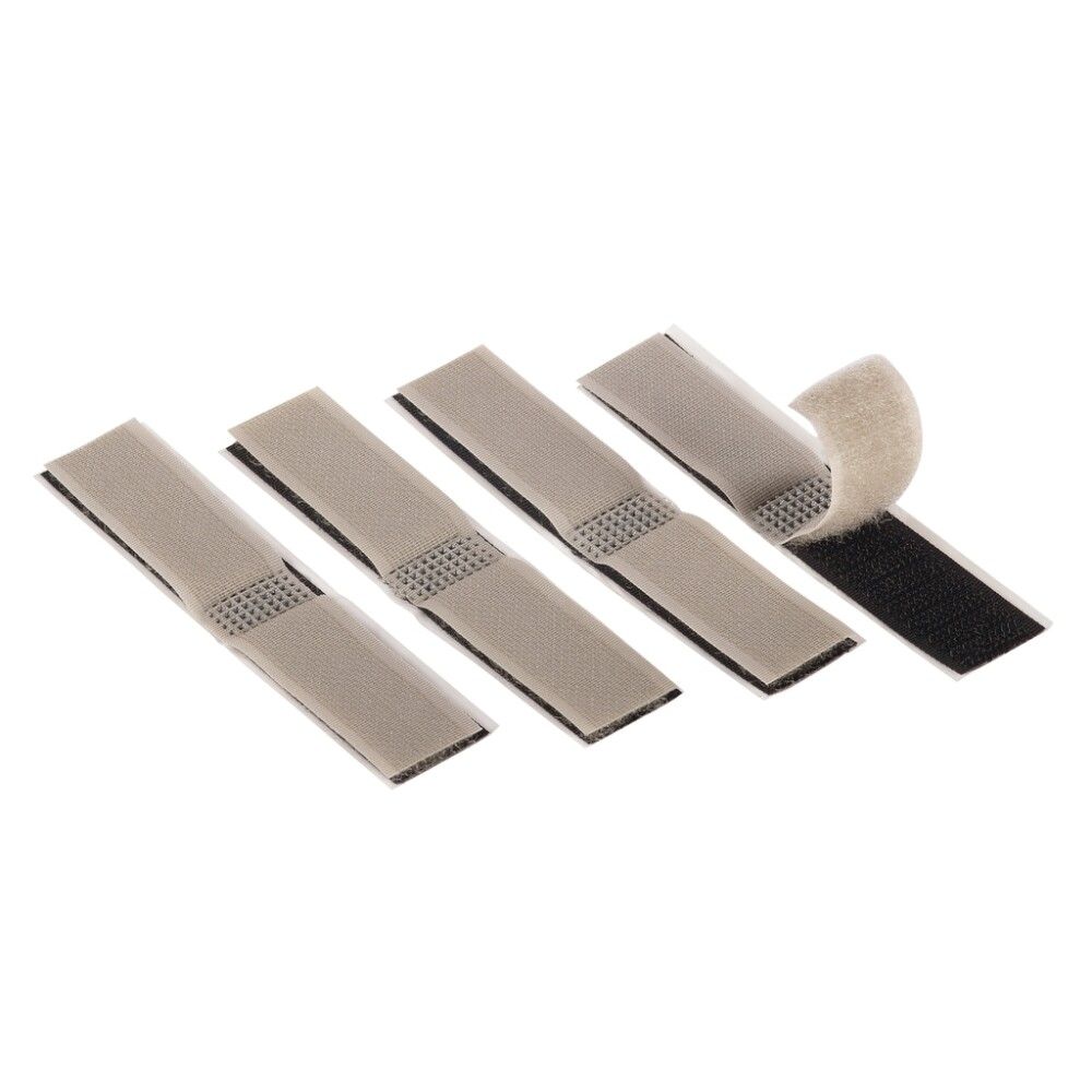 Kaablikinnitus Fix-O-Moll hall/must 100 x 20 mm 4 tk