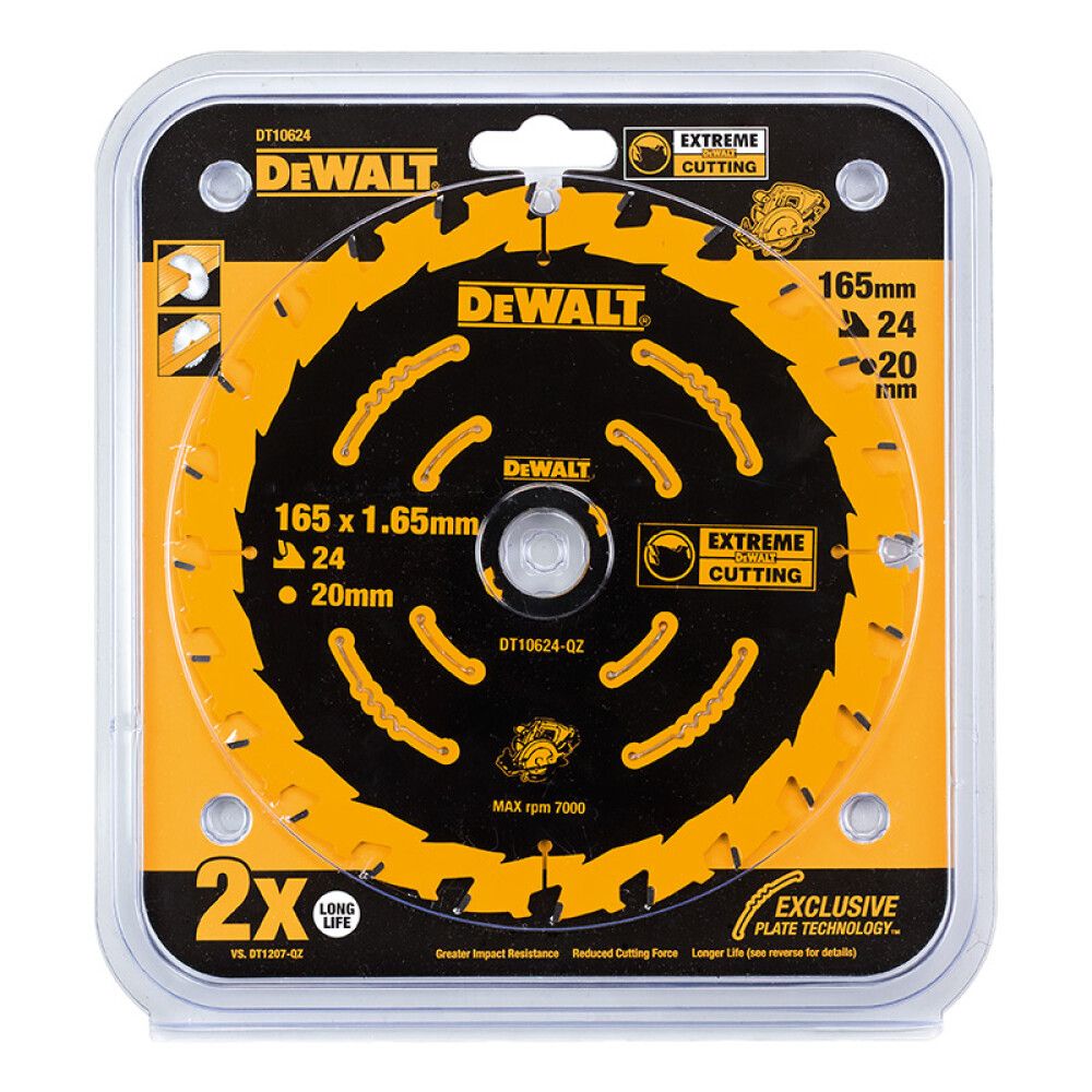 Saeketas Dewalt 165 x 1,65 x 20 mm