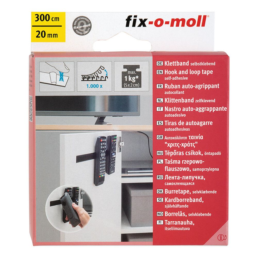 Kleepriba 20 mm x 300 cm must