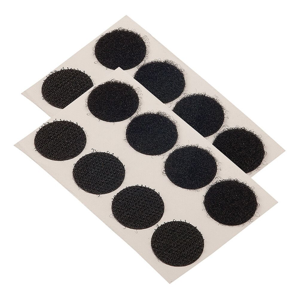 Kleepvilt ø 20 mm must