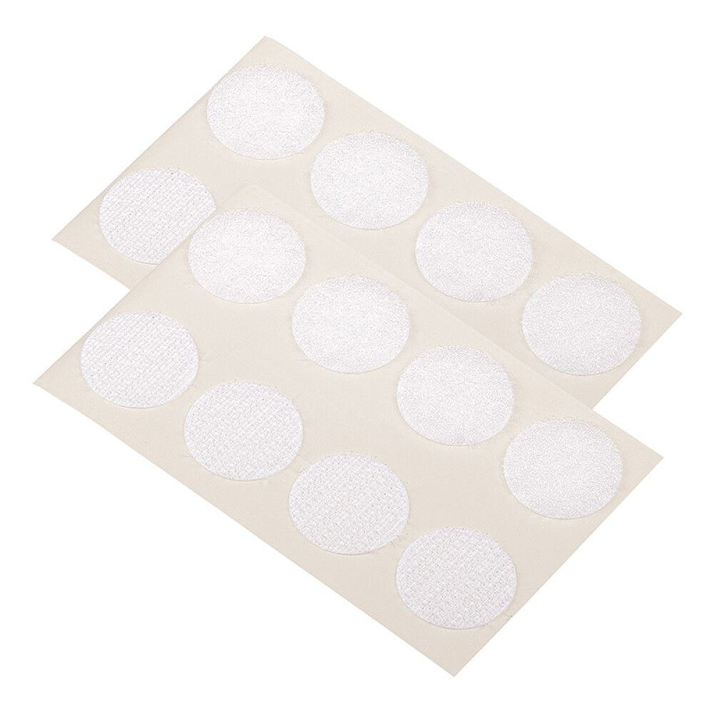 Kleepvilt ø 20 mm valge