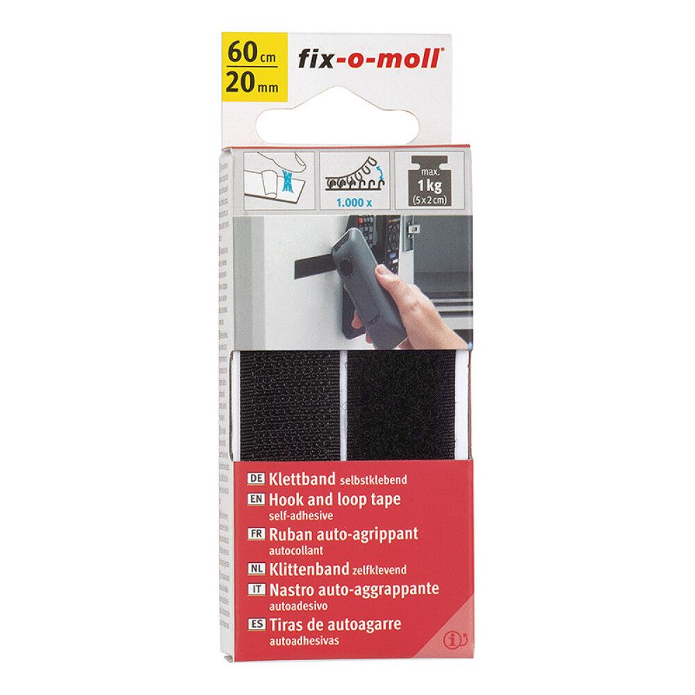 Kleepriba 20 mm x 60 cm must