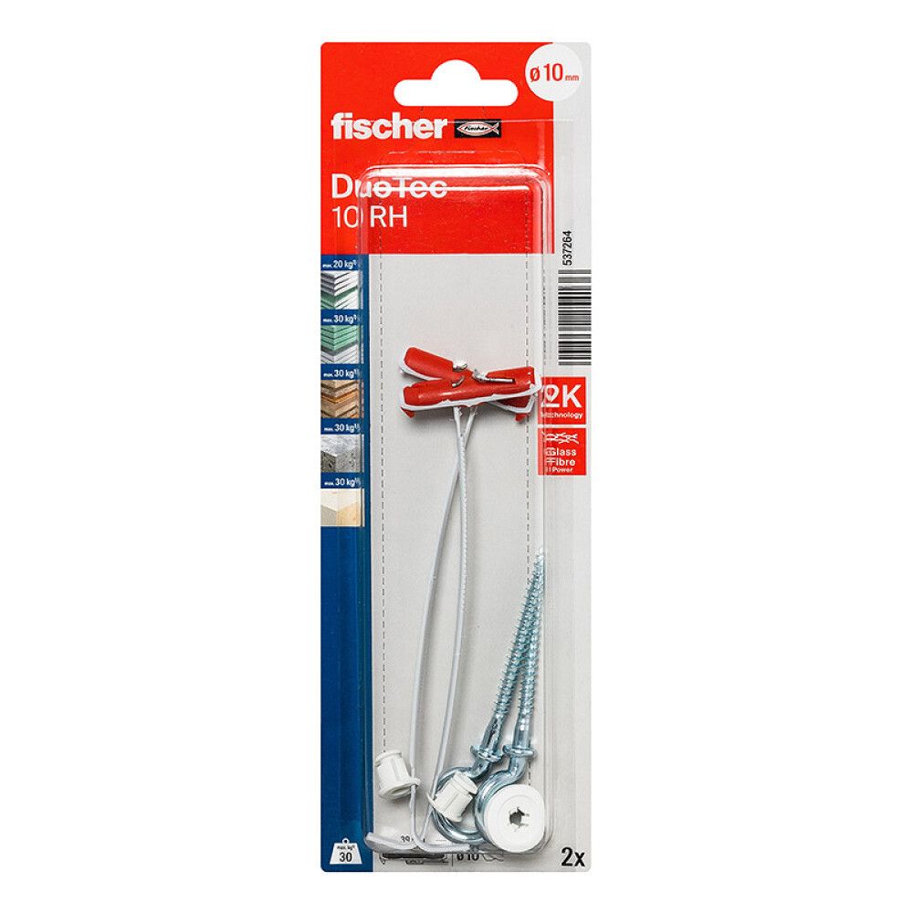 Tüübel koos konksuga Fischer Duotec 10 RH K