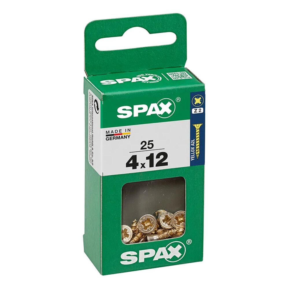 Peitpeakruvi Spax 4 x 12 mm