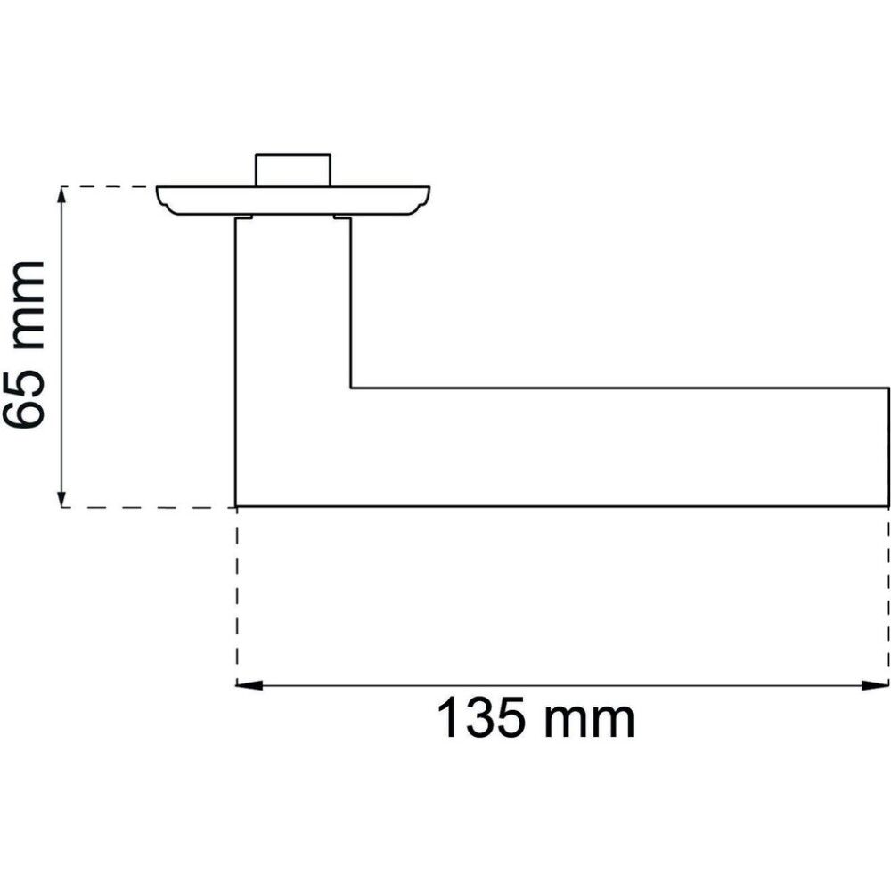 Välisukselink Habo Miami must