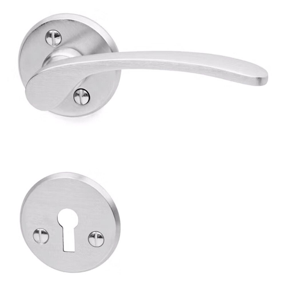 Siseukse link Habo A9639 harjatud kroom