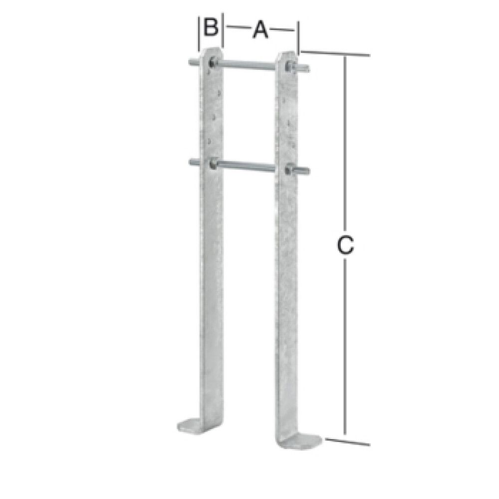 Postiking Vormann tsingitud 500 mm