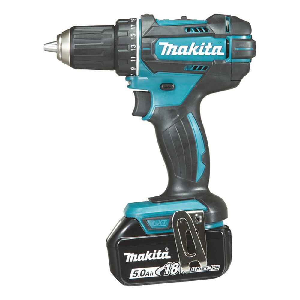 Akutrell Makita DDF482RTJ, 18 V + 2 x 5,0 Ah