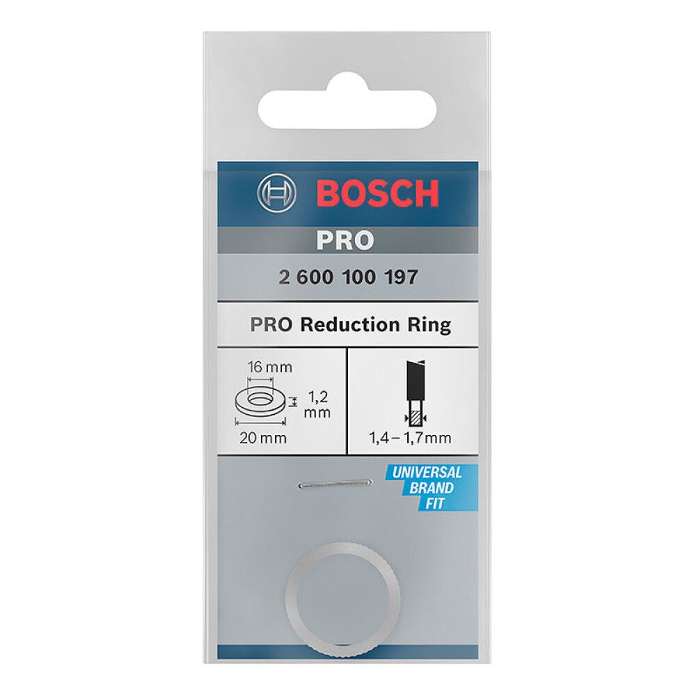 Üleminekurõngas Bosch 20 x 16 x 1,2 mm