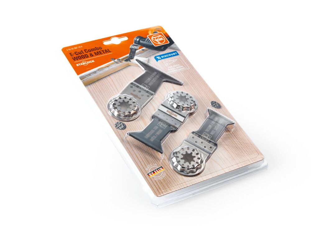 Terade komplekt Fein Starlock puit ja metall 3-osaline