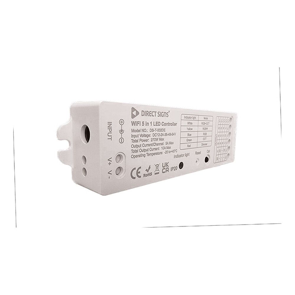 LED-valgusribade kontroller Direct Signs WiFi 5in1