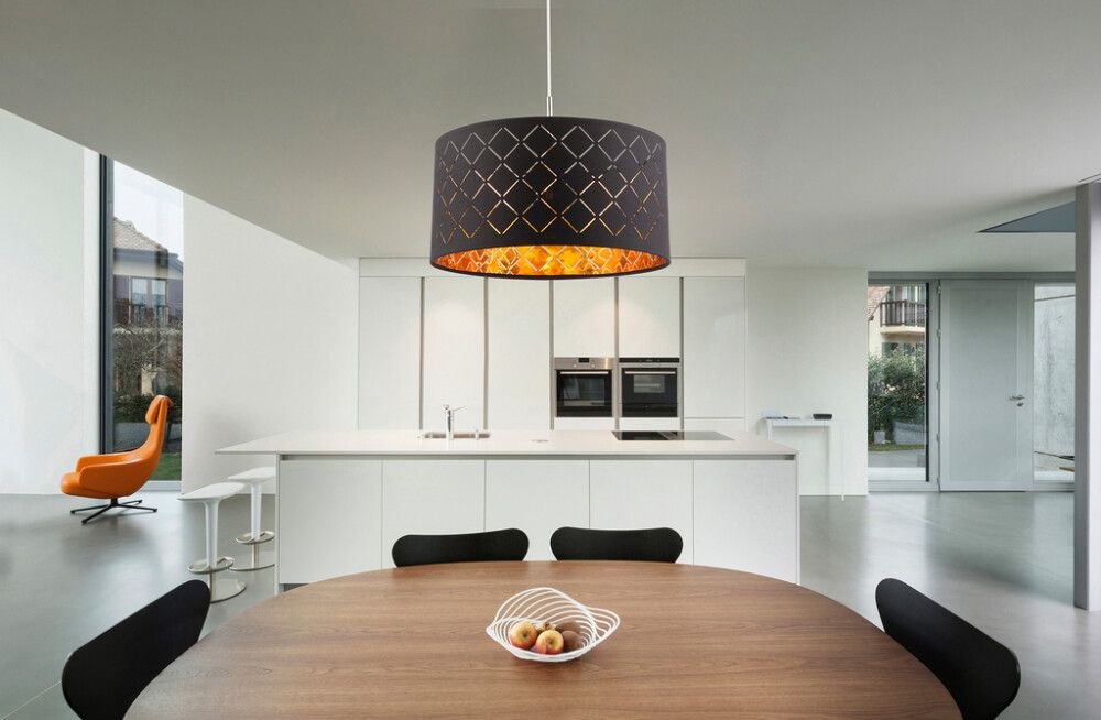 Rippvalgusti Globe Clarke Ø 45 cm