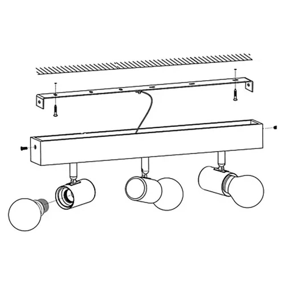 Kohtvalgusti Eglo Townshend 3 3-osaline