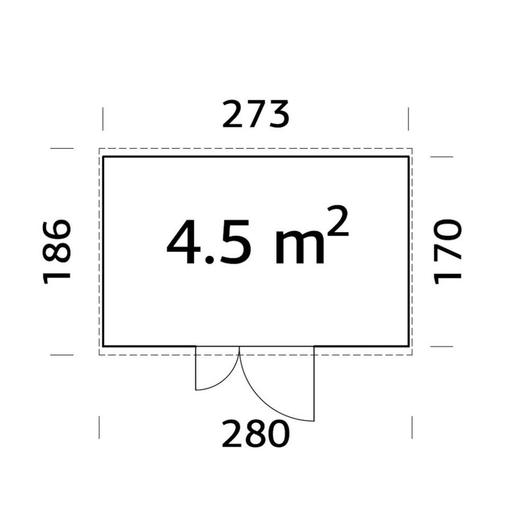 Aiakuur Palmako Leif 4,5 m²