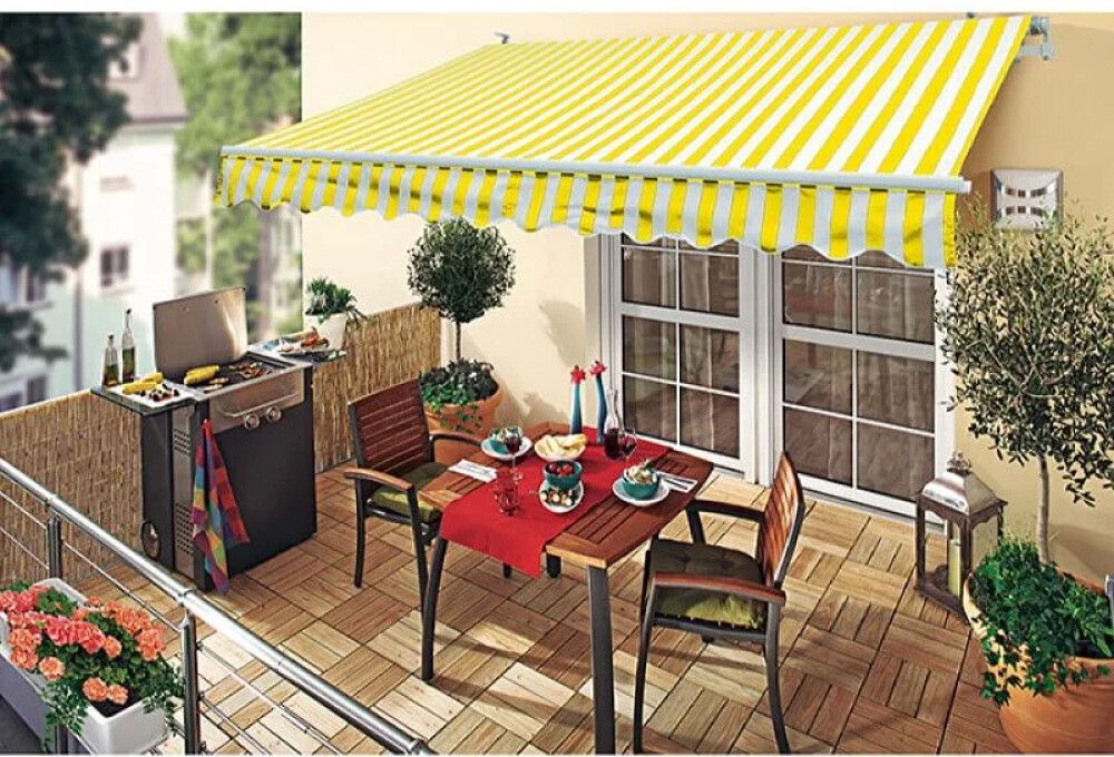 Markiis SunFun kollane/valge 3 x 2 m