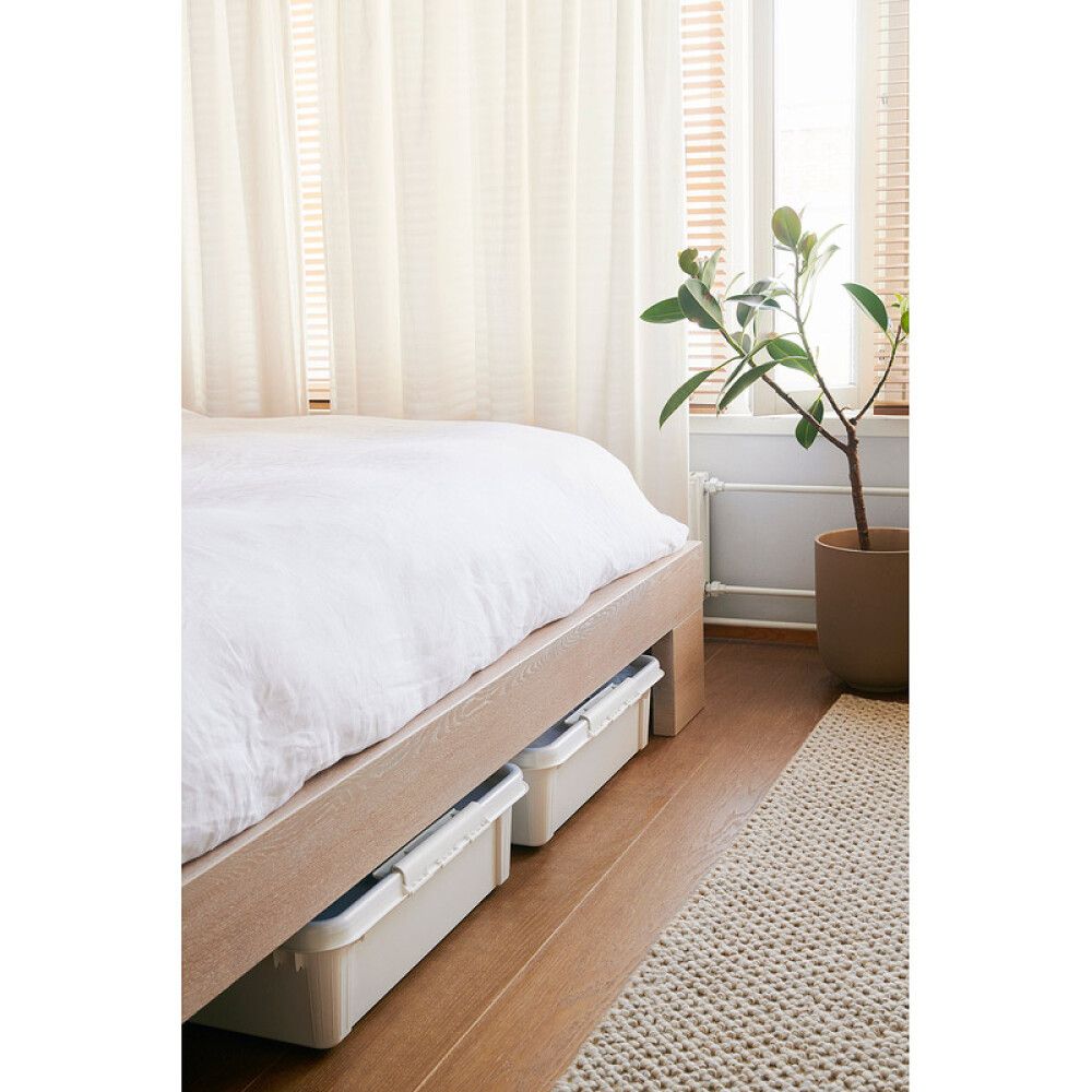 Ratastega säilituskast SmartStore valge 60 l