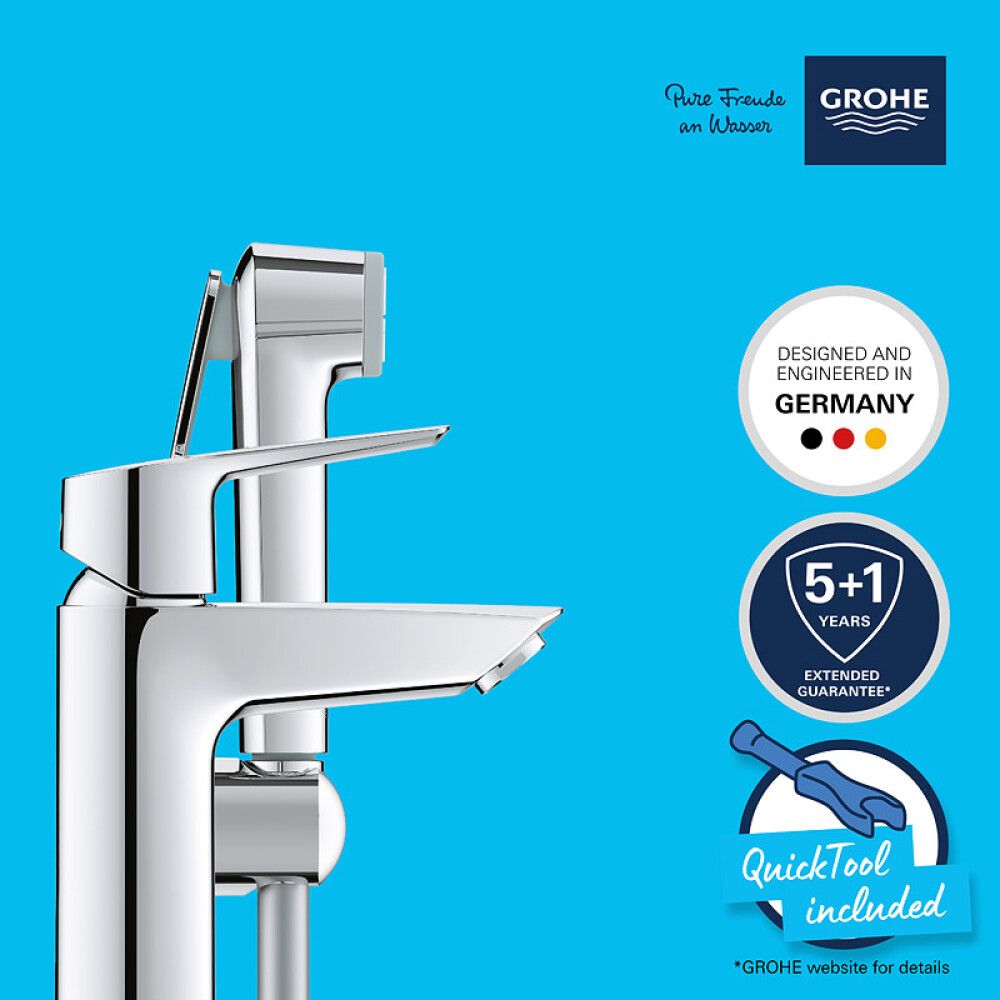 Valamusegisti bideedušiga Grohe Start 1/2" S-size