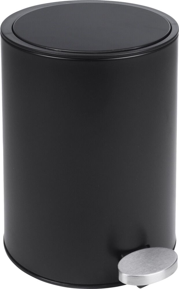 Pedaaliga prügikast Camargue Luba 3 l Must