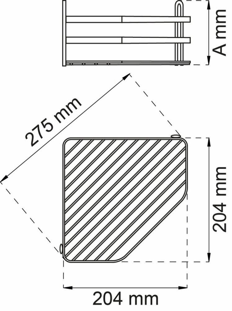 Duširiiul Habo Lantana 100 mm must