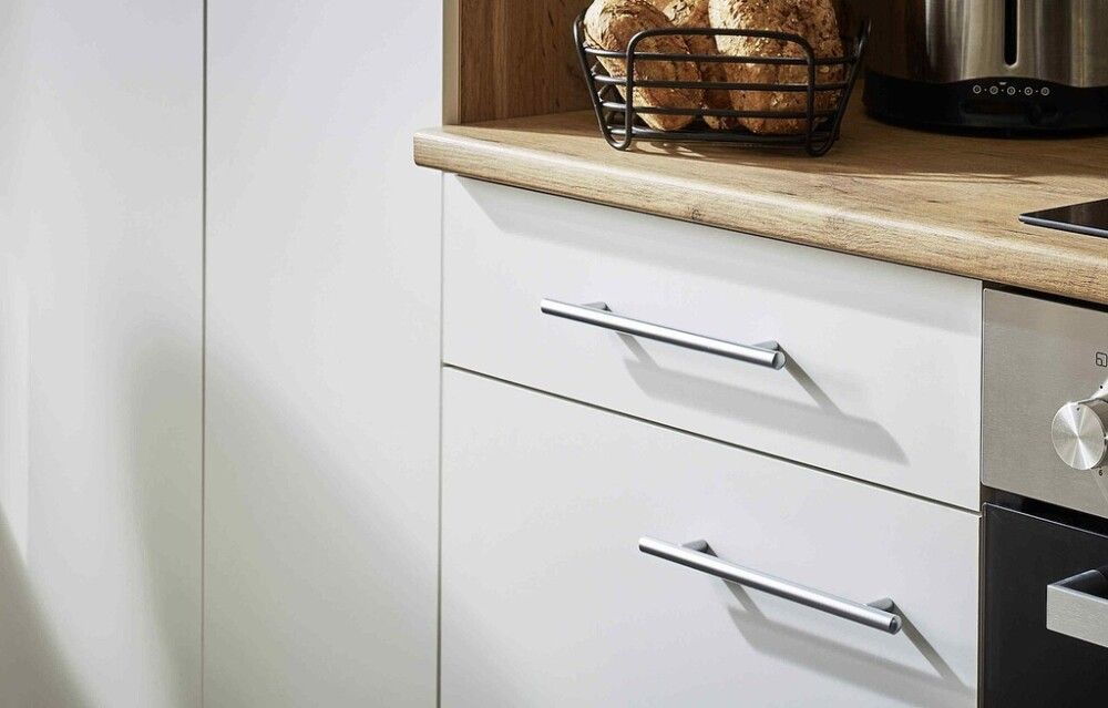 Köögikomplekt Respekta Hilde 2,8 m, valge, keraamiline pliit