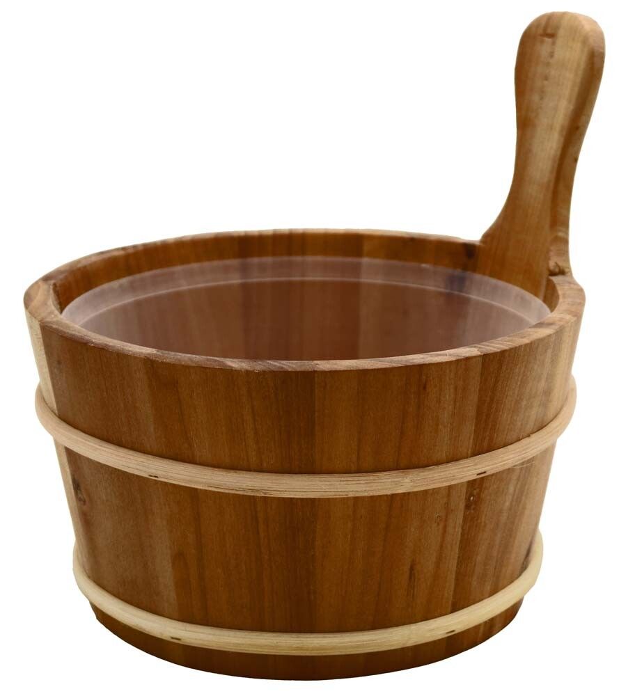 Saunakibu Saunia 4 liitrit kuumtöödeldud puit