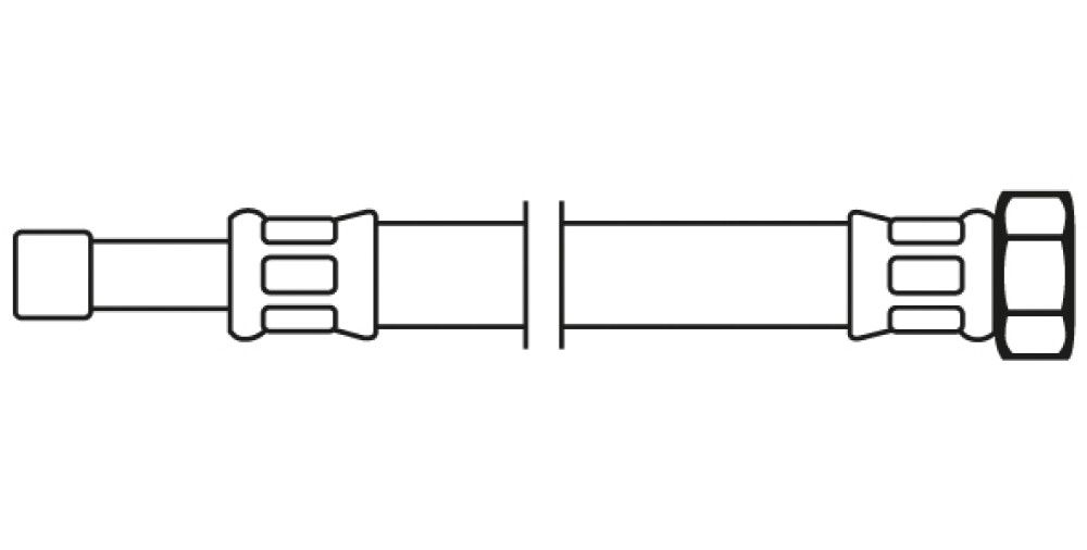 Jätkuvoolik M10 x 3/8" 33,5 cm