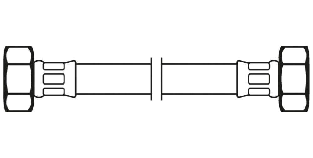 Paigaldusvoolik 1/2" SK 1 m