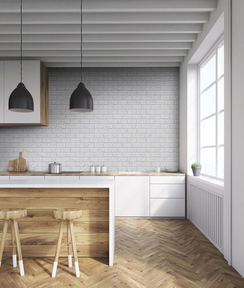 Seinaplaat Metro Carrara 10 x 20 cm läikiv valge